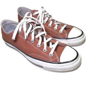 Converse Chuck Taylor Low Top Sneakers Terracotta Canvas Womens 9 Mens 7